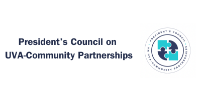President's Council on UVA-Community Partnerships written next to the logo